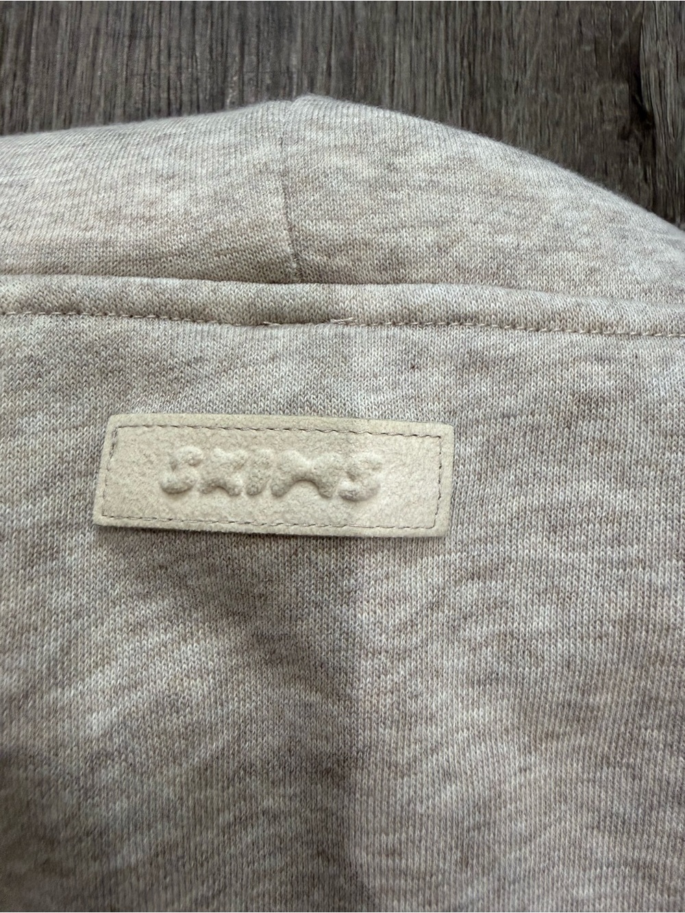 SKIMS Light Beige Zip Hoodie - Picture 6 of 6